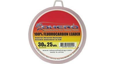 Ohero 100% Fluorocarbon Leader 30 Lb 25 Yards Spool