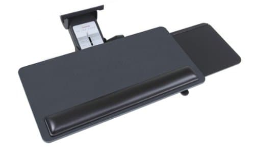 Sunway Lift and Lock 20"W Phenolic Adjustable Keyboard Tray System w/ Slide-Out Mouse Tray