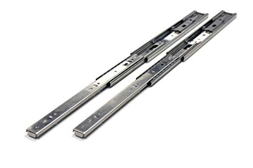 10 Pack Berta Full Extension Soft/Self Close Ball Bearing Side Mount Drawer Slides 14-Inch 100Lb Load Rating (10 Pairs)