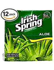 Irish Spring Bar Soap (12 Bars, 3.75oz Each Bar, Aloe)