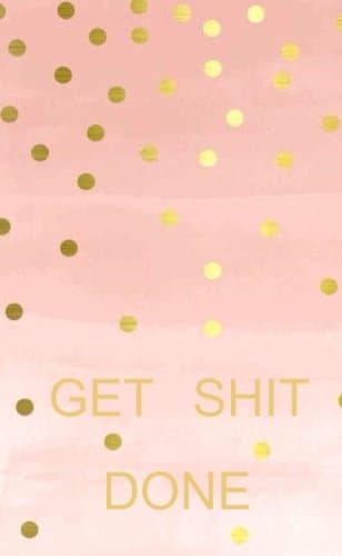 Get Shit Done: ( 2018 - 2019 ) : Two-Year Monthly Pocket Planner: 24-Month Calendar, Notes and Phone book, U.S. Holidays, Size : 4.0" x 6.5", Hand Lettering book (Calendar Monthly Notebook ) Paperback – February 26, 2018