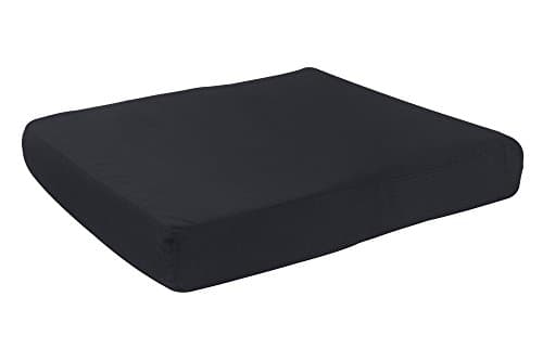 K9 Ballistics Tough Rip-Stop Orthopedic Rectangle Dog Bed Removable Washable Cover, Solid Orthopedic Foam for XX-Large Dogs 68"x40", Obsidian Black
