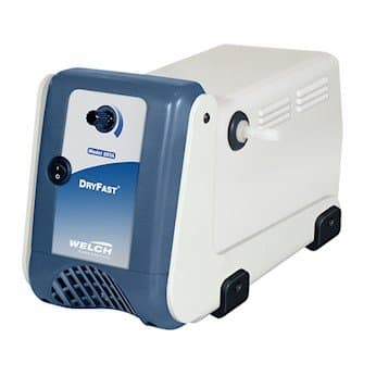 Welch 2034B-01 Vacuum Pump, PTFE, 9 torr, 25 L/min, 115V
