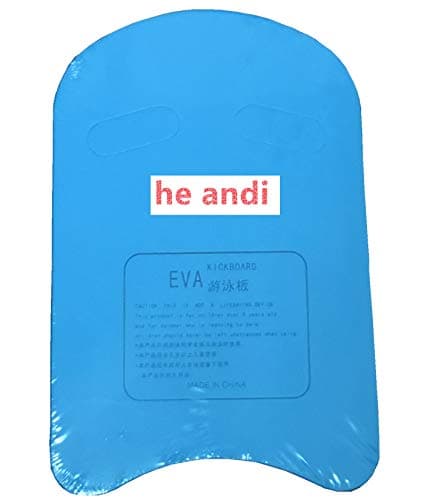 he andi 2Pcs Swimming Training Aid Kickboard - U Design Swim Pool Float Floating Buoy Hand Board Tool Foam for Kids Children Summer (Blue )