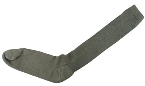 USOA Men's Anti-Microbial Military Boot Socks Olive DRAB - 3 Pair