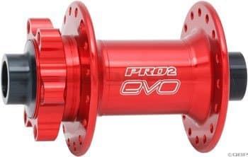 Hope Pro 2 Evo Front Hub 15mm Axle 32h Red by Hope