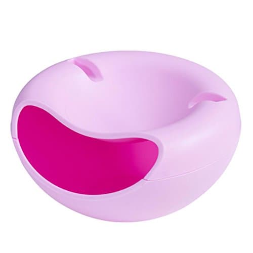 Xiaosan Creative Shape Bowl phone Bracket Perfect For Seeds Nuts And Dry Fruits Fruit Container (Pink)