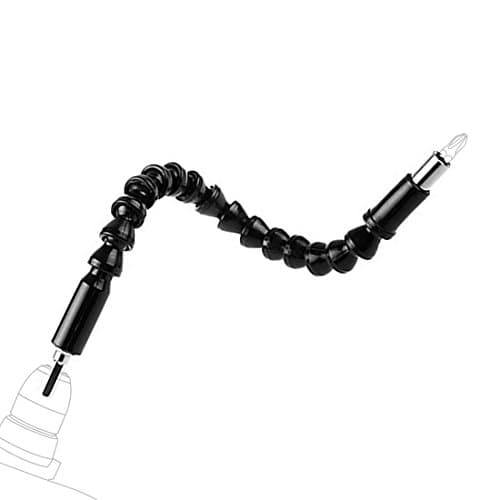 GUANLANG 11.8 Inch Flexible Extention Screwdriver Drill Bit Holder with Magnetic Auto/mechanic Tools Drive Shaft Connecting Link