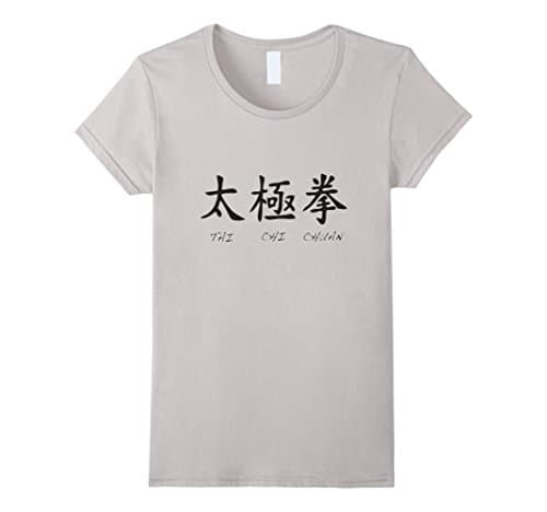 Women's Tai Chi Chuan Shirt Small Silver
