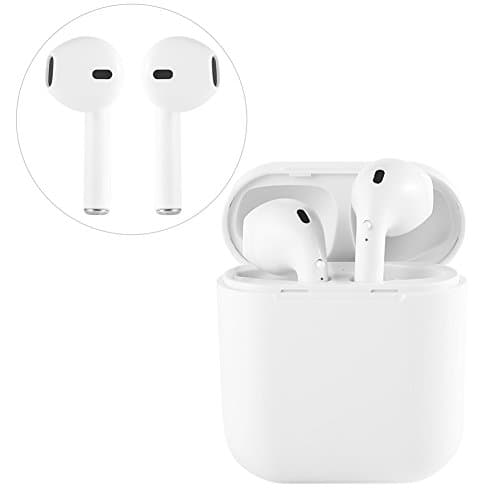 Wireless Headset, TWS Stereo Bluetooth Headset with Charger, Apple iPhone 8 8plus 7 7plus 6S Speaker Samsung Galaxy S7 S8 Smartphone Android IOS