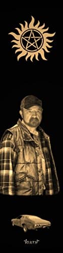 Bobby Singer Supernatural Bookograph Metal Bookmark