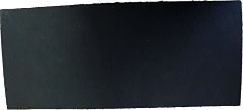 Springfield Leather Company #1 Pre-Cut Hermann Oak Vegetable Tan Leather Tooling Pieces (7"x16" 6/7oz, Black)