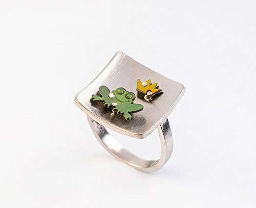 Frog prince ring, prince crown, fairy crown