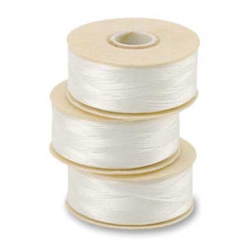 White Nymo Thread, Size O, 0.15 mm (.006 in), 82.3 meters (90 yards)