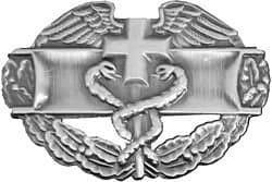 Combat Medic Lapel Pin or Hat Pin (Antique Silver Finish)