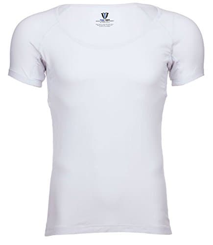 THE BRO Under Shirt With Arm Pit Sweat Protection (Medium,White)