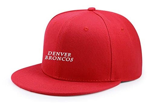 X22X Denver Best Team Broncos Embroidered Snapback Adjustable Baseball Cap Red