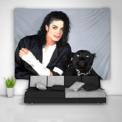 Michael Jackson Tapestry Art Wall Hanging Sofa Table Bed Cover Mural Beach Blanket Home Dorm Room Decor Gift