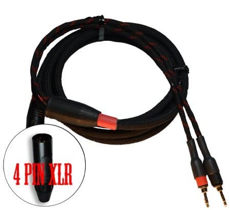 TYPEII PRO XLR :Two 2.5mm headphone jacks to a XLR plug in