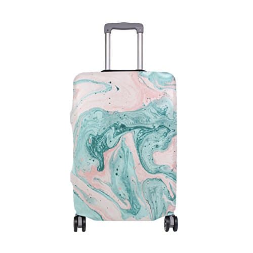 Luggage Cover Abstract Marble Texture Super Lightweight Suitcase Cover Protector fits 18-32 inch