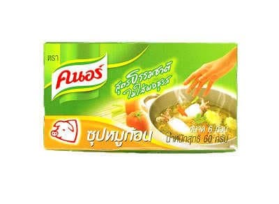 Knorr 6 Cube Broth Soup Minced Pork New Made in Thailand