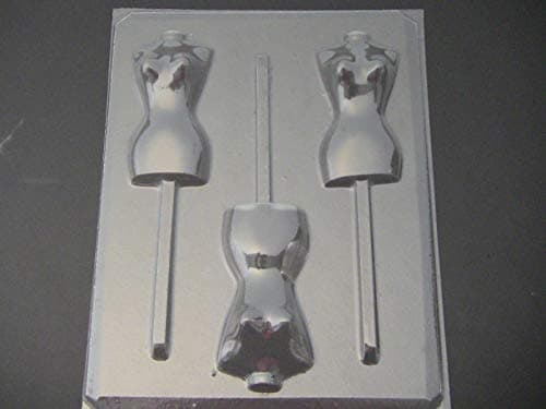 Mannequin Torso Chocolate Candy Lollipop Mold