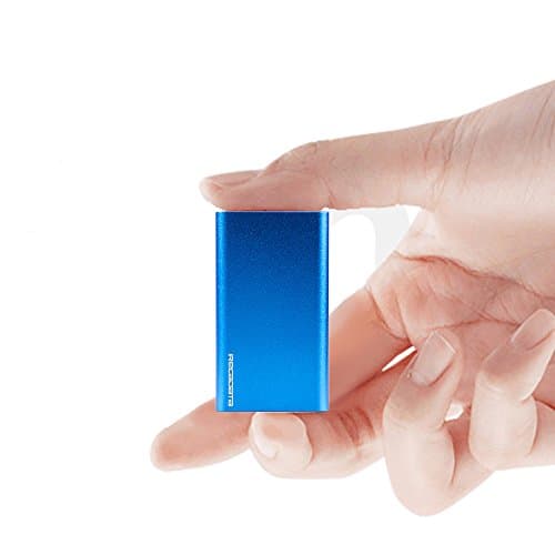 iRecadata Mini Portable SSD Drive, External Solid State Drive 256GB,USB 3.0,Standard MLC mSATA SSD