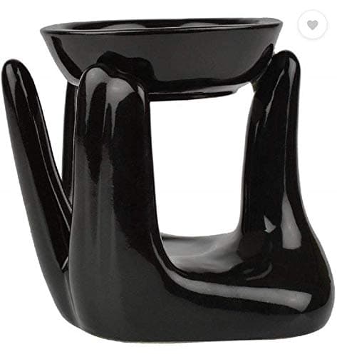 Diffuser,Hand Oil Burner,Aromatherapy Candle Holder, Aromatherapy Diffuser,Ceramic Essential Oil Burner,Handmade Oil Warmer, Pottery Oil Warmer