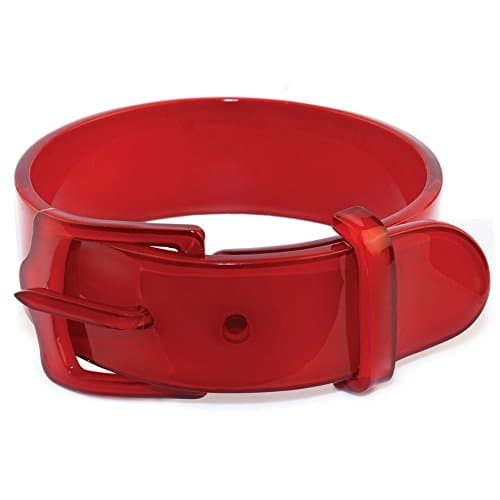 Joe Cool Bangle Belt Buckle Red Made with Acrylic