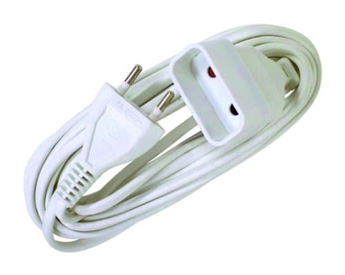 Voltman VOM530463 European Electrical Extension Cable 6 A 2-Pin 75 10 m