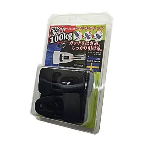 HOLDON (Hold On) multi-clip MIDI (load-bearing 100kg) 5mm thickness corresponding black 4 pieces HDN0274