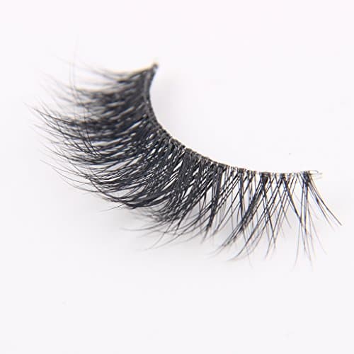 Arimika 3D Mink Eyelashes -Clear Invisible Flexible Band,Reusable with Proper Care,Natural Looking