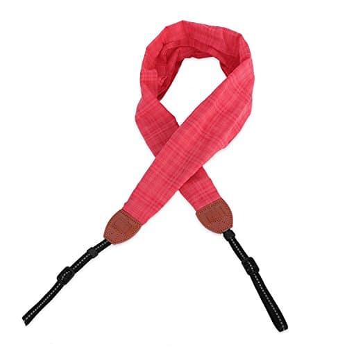 Igingko Scarf Camera Strap for All DSLR Camera Nikon / Canon / Sony / Olympus / Samsung / Pentax ETC (Red)
