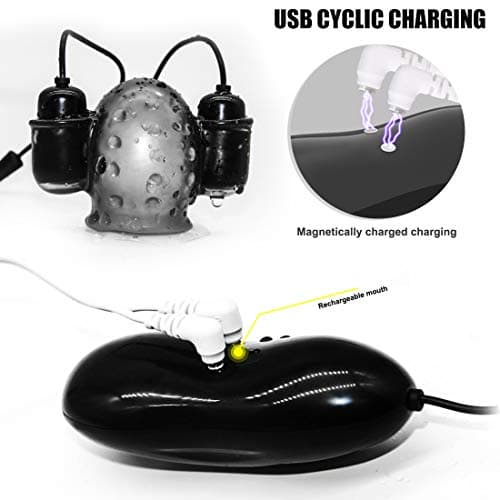 Peņņis Vibr-atórs Peņņis Trainer Delay Éjaculation Male Peņņis Head Ring for Men, Tshirt