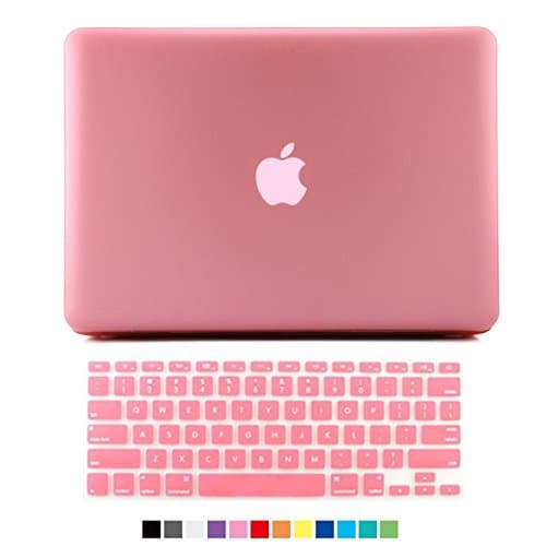 Hot New Lightweight Case For Macbook Pro 13" with Retina Display (A1502 / A1425) [Anti-slip] [Anti-scratch] [Easy-install] Premium Quality Soft Touch Matte Finish Hard Shell Case (Pink)