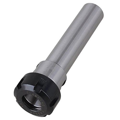 CNBTR Silver 40CR CNC Straight Shank Collet Chuck Stand Milling Lathe Extension Rod (C25-ER25-100L)