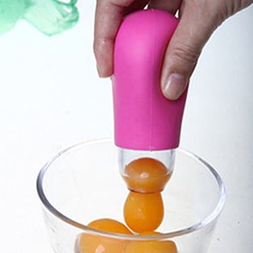 Fendii Kitchen Gadget Egg Yolk White Suction Separator Divider Filter Cake Tools