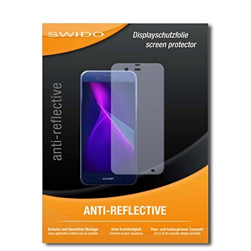 2 x SWIDO® Screen Protection Film Sharp Aquos P1 Screen Protection "AntiReflex" anti-glare