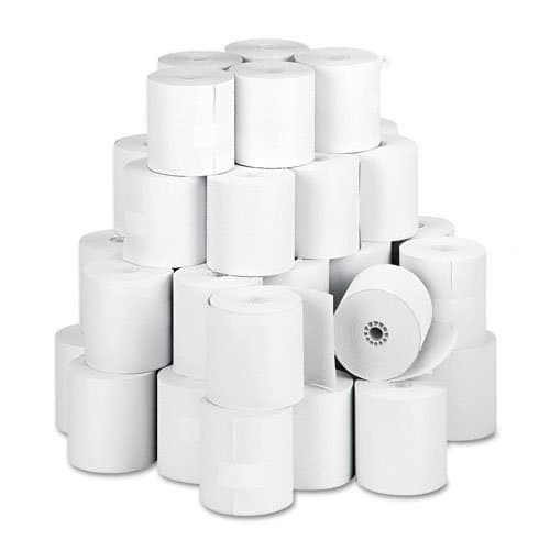 3'' x 165' 1-PLY BOND -Verifone Printer 900 (100 Rolls)