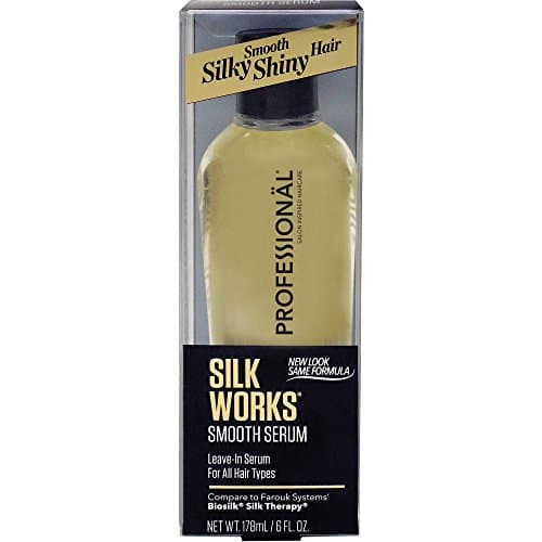 SilkWorks silky Smooth and shine Serum, 6 fl oz-Leave-in serum Makes hair smooth and silky For all hair types