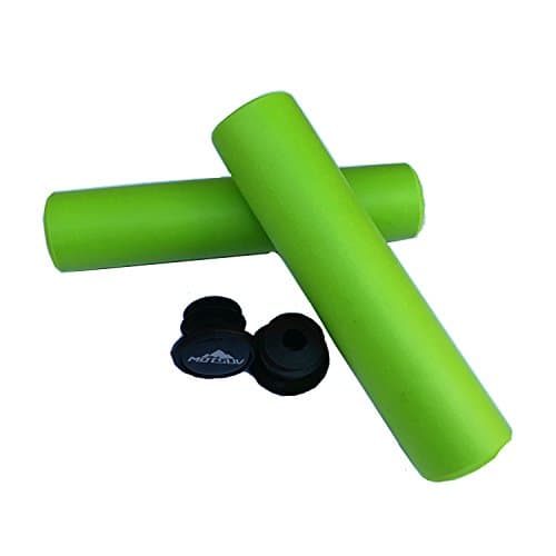 MOTSUV Bicycle Grips Sponge Handlebar High Density MTB Bicycle Handlebar Anti-slip Cycling Grip (green)