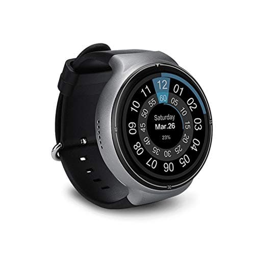 JASZHAO Smart Watch RAM 2GB ROM 16GB Android 5.1 MTK6580 Quad Core Heart Rate Smartwatch Support 3G GPS WiFi,C