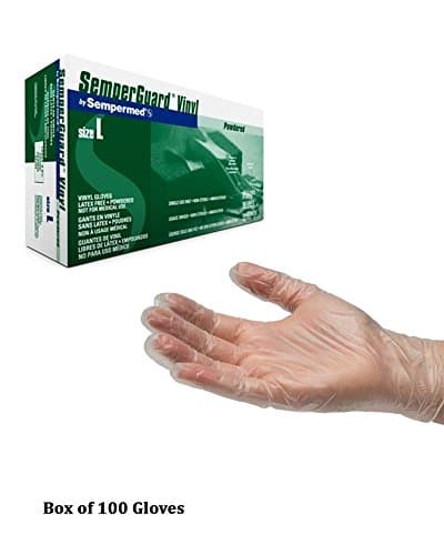 Vinyl 4.2mil Powder Free Gloves -Size Medium (Box of 100)