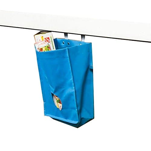 Cinhent Bag 1PC Kitchen Cupboard Garbage Hanging Storage Bag,Size - 23 x 10 x 26.5 CM,Home & Living Accessories Bathroom Holder Organizer (Blue)