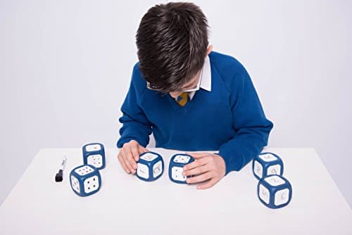 Learning Cube Dry Wipe Large Dice (One Supplied)