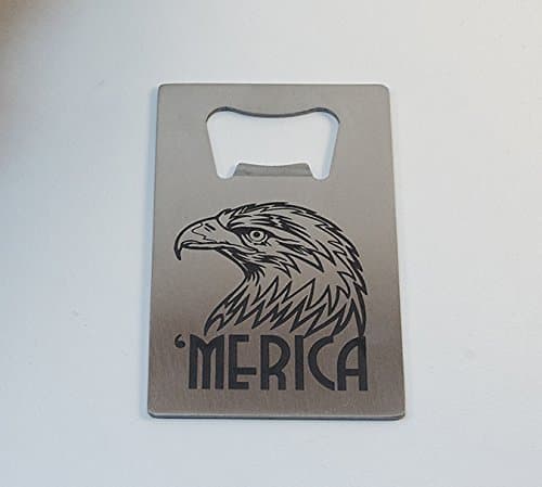 'Merica - Bald Eagle. Bottle Opener. Credit Card Size