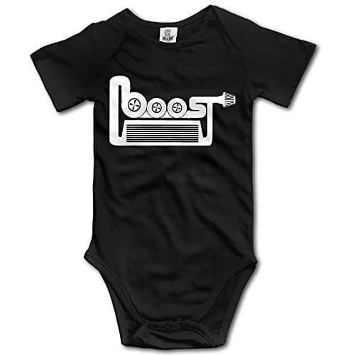 Black Baby's Boost Engine Car Racing JDM Romper Jumpsuit