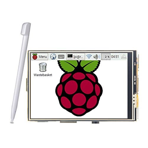 Juvtmall TFT LCD Display 3.5 Inch 480×320 TFT Display Monitor HDMI SPI Interface with Touch Pen for Raspberry Pi 2B B+ Raspberry Pi 3B