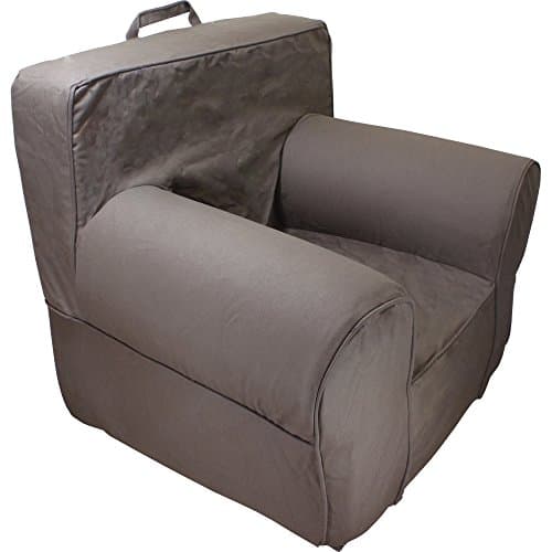 CUB CHAIRS Comfy Regular Chocolate and Khaki Kid's Chair with Machine Washable Removable Cover