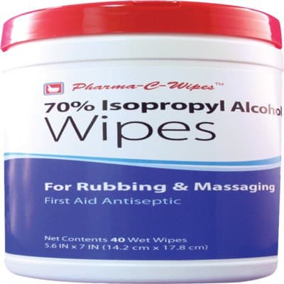 Pharma-C-Wipes 70% Isopropyl Alcohol First Aid Wipe